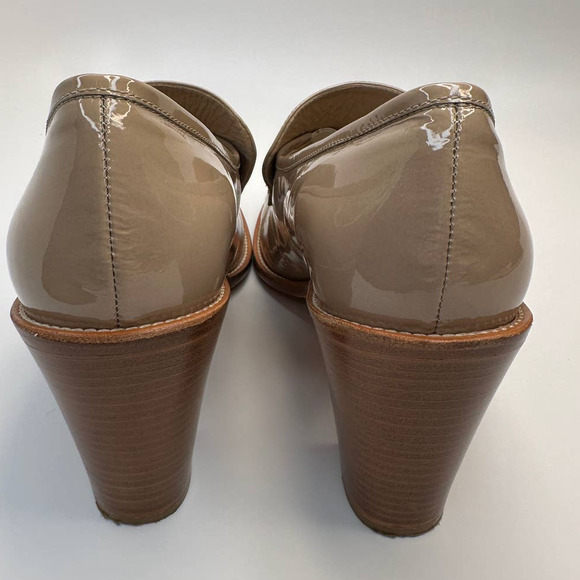 Maryam Nassir Zadeh Beige Heeled Loafers - Picture 5 of 16